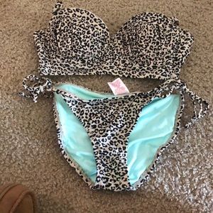 Cheetah print bikini